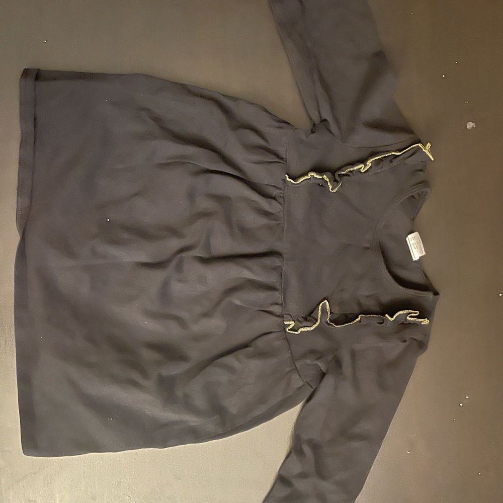 Black H&M dress with cold details
